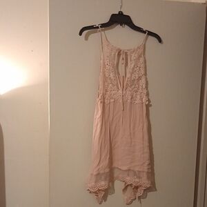 Entro Pink Asymmetrical High-Low Cocktail Dress